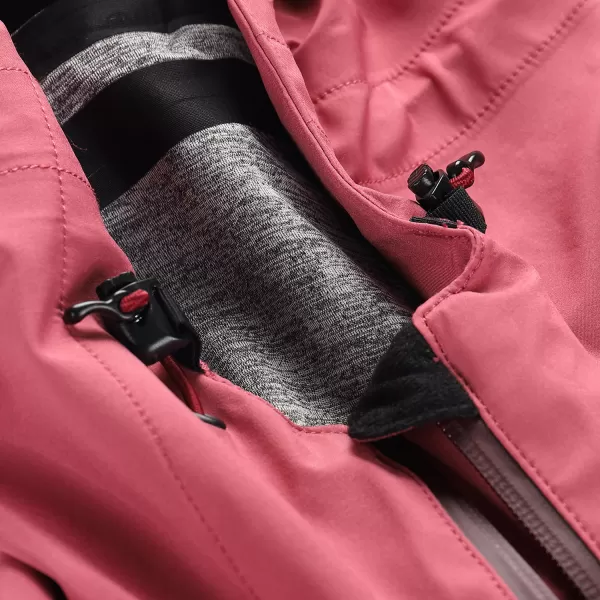  Geacă pentru doamne ALPINE PRO GIBBA LJCY532 BURGUNDIA 