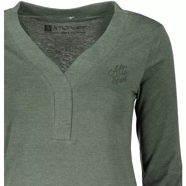  Tricou pentru femei ALTISPORT PAFIA LTSY940 VERDE 