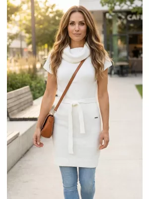 Rochie KIXMI ORLANTHA ALB