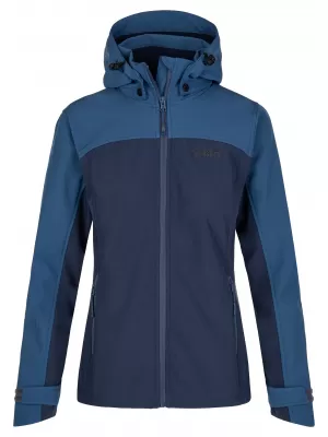 Jachetă softshell pentru femei KILPI RAVIA-W SL0124KI ALBASTRU ÎNCHIS