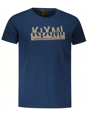 Tricou pentru bărbați KIXMI ORLANDO ALBASTRU INCHIS