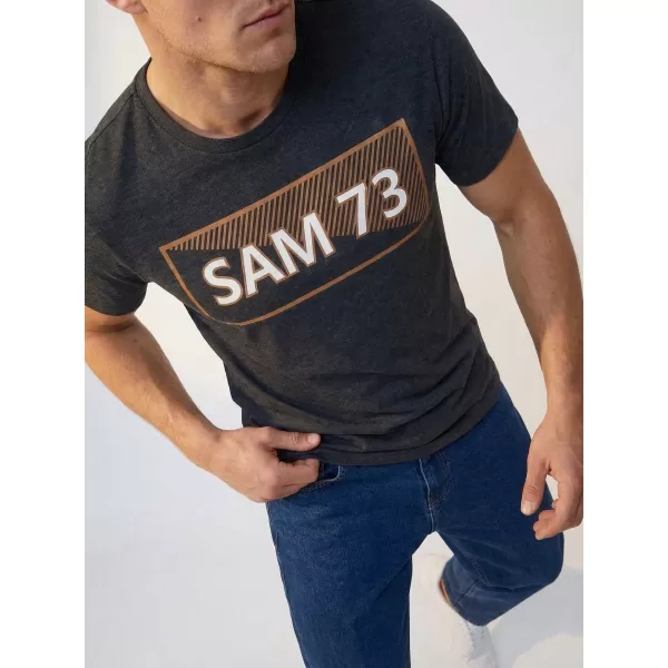  Tricou pentru bărbați SAM 73 FENRI MT 814 NEGRU 