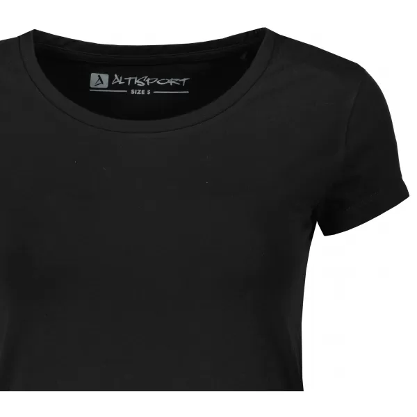 Tricou pentru femei ALTISPORT ZOLIA LSKX384 NEGRU 
