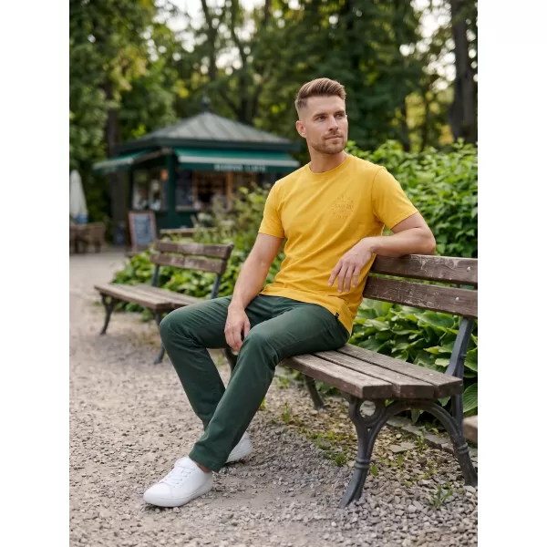  Tricou pentru bărbați SAM 73 SEPOT MT 813 GALBEN MUȘTAR 
