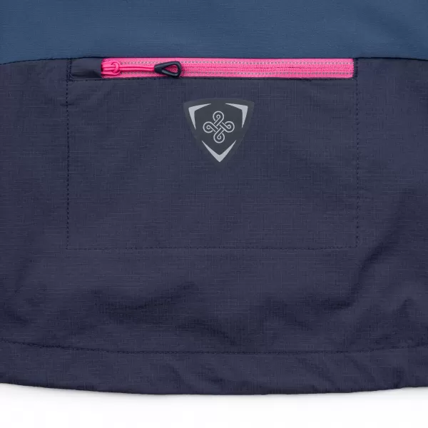 Jachetă softshell de damă KILPI BALANS-W SL0121KI ALBASTRU ÎNCHIS 