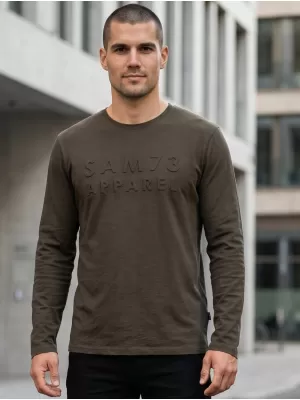 Tricou pentru bărbați SAM 73 MINDART MT 810 KAKI