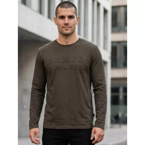  Tricou pentru bărbați SAM 73 MINDART MT 810 KAKI 