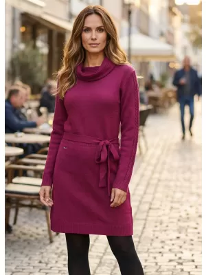 Rochie KIXMI OLIVIA BURGUNDIA