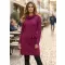 Rochie KIXMI OLIVIA BURGUNDIA