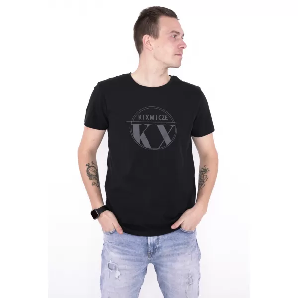  Tricou pentru bărbați KIXMI OCTAVIO NEGRU 