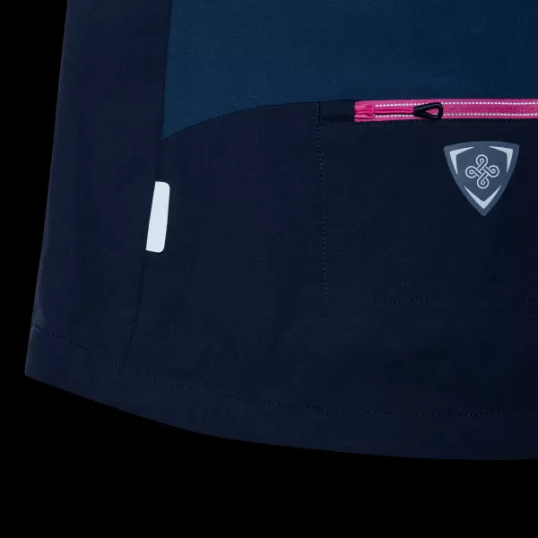  Jachetă softshell de damă KILPI BALANS-W SL0121KI ALBASTRU ÎNCHIS 