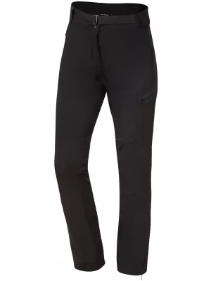 Pantalonii pentru doamne ALPINE PRO ZEBINA LPAY580 NEGRU