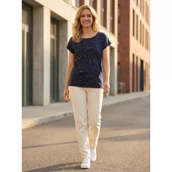  Tricou pentru femei SAM 73 HEQA WT 876 ALBASTRU ÎNCHIS 