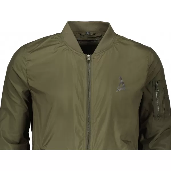  Jachetă bomber pentru bărbați ALTISPORT BYB/ALM002BY045 KAKI 
