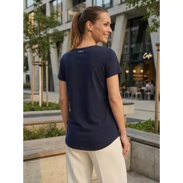  Tricou pentru femei SAM 73 ASONG WT 874 ALBASTRU ÎNCHIS 
