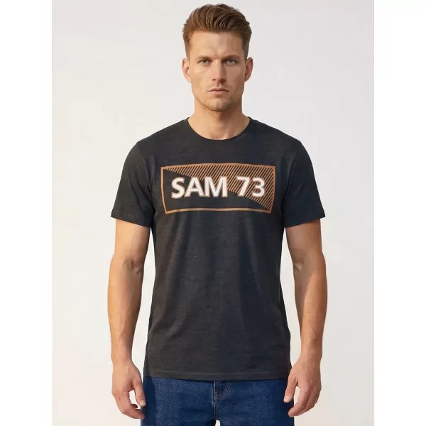  Tricou pentru bărbați SAM 73 FENRI MT 814 NEGRU 