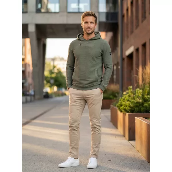  Hanorac pentru bărbați KIXMI ORICK VERDE 