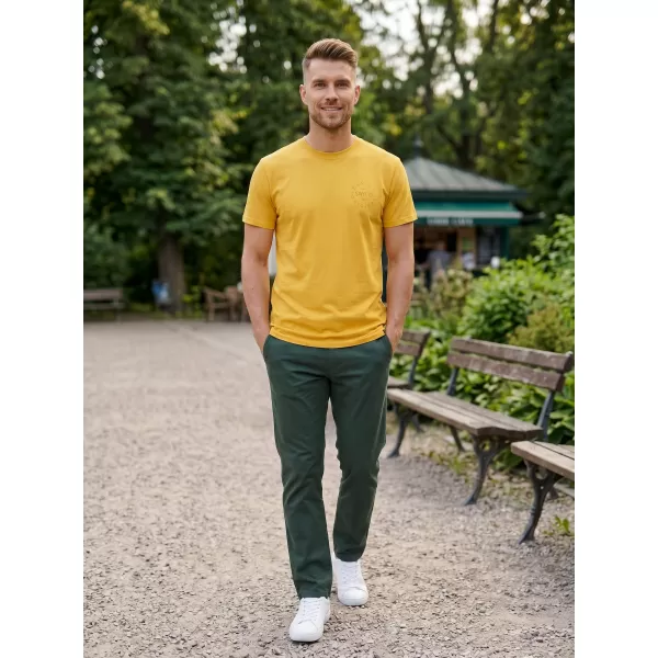  Tricou pentru bărbați SAM 73 SEPOT MT 813 GALBEN MUȘTAR 