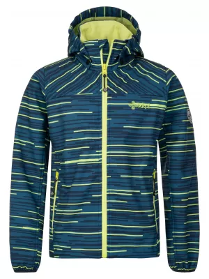 Geaca softshell pentru baieti KILPI RAVIO-JB SJ0105KI ALBASTRU ÎNCHIS