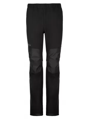Pantaloni softshell pentru copii KILPI RIZO-J SJ0405KI NEGRU