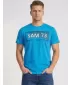 Tricou pentru bărbați SAM 73 FENRI MT 814 ALBASTRU STRĂLUCITOR