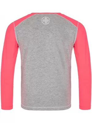 Tricou fetita cu maneca lunga KILPI SONIER-JG SJ0351KI GRI DESCHIS