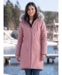 Palton de femei ALTISPORT HOREMA LCTY187 ROZ