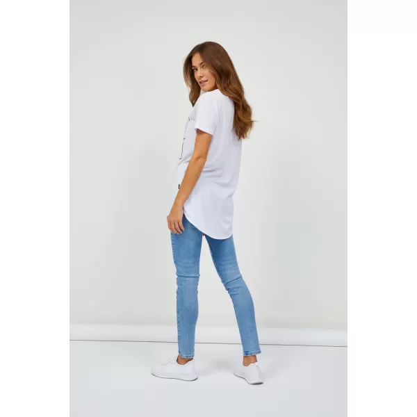  Tricou pentru femei SAM 73 INATHI WT 877 ALB 