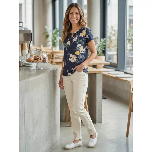 Tricou pentru femei KIXMI ORNELLA ALBASTRU INCHIS 