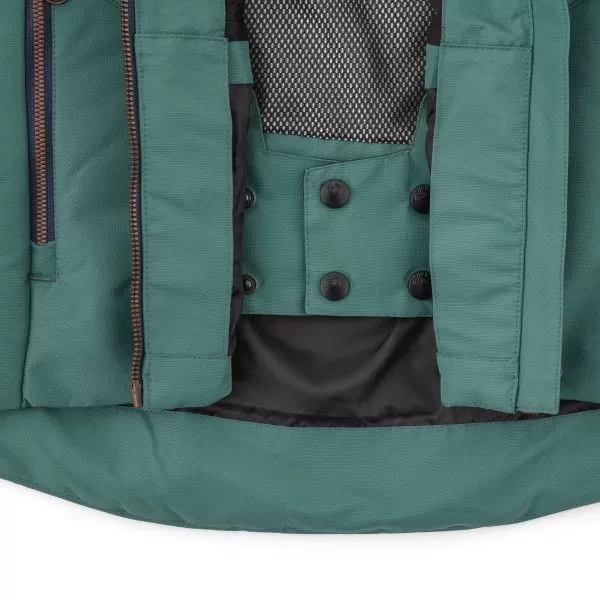  Jachetă de schi pentru femei KILPI ALISIA-W SL0111KI VERDE ÎNCHIS 