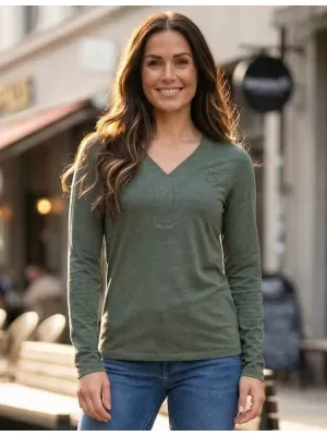 Tricou pentru femei ALTISPORT PAFIA LTSY940 VERDE