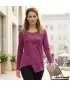 Tricou pentru femei KIXMI ORIANA BURGUNDIA