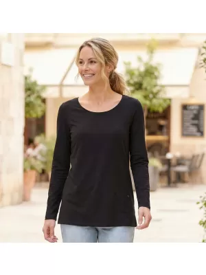 Tricou pentru femei KIXMI OLIMPIE NEGRU