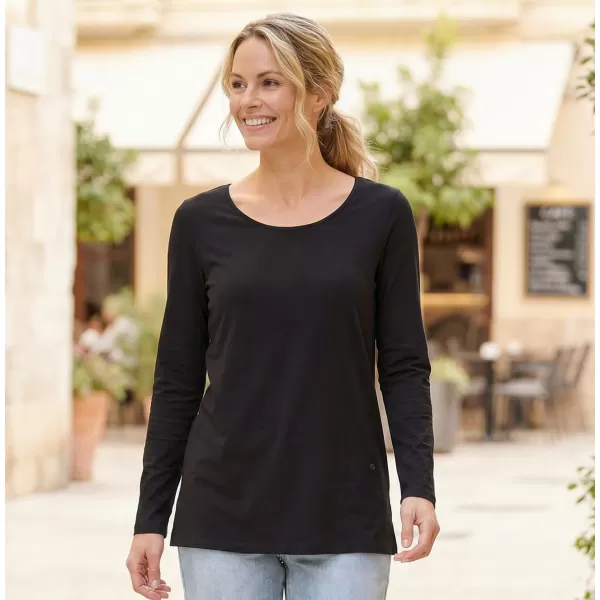  Tricou pentru femei KIXMI OLIMPIE NEGRU 