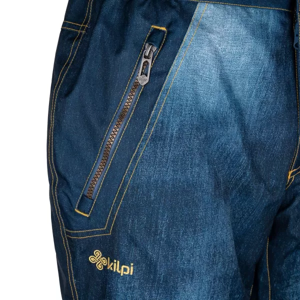  Pantaloni de schi pentru bărbați KILPI DENIMO-M SM0407KI ALBASTRU ÎNCHIS 