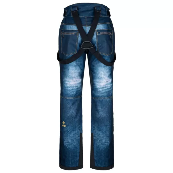  Pantaloni de schi pentru bărbați KILPI DENIMO-M SM0407KI ALBASTRU ÎNCHIS 