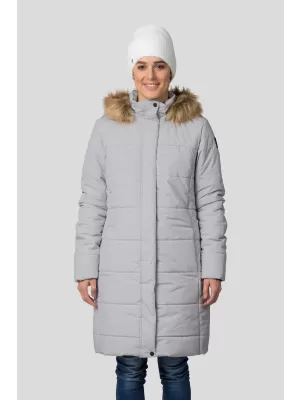 Palton de damă HANNAH GEMA ALBASTRU ZORILOR
