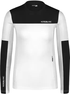Tricou funcțional de damă NORDBLANC VIVACIOUS NBSFL7648 ALB