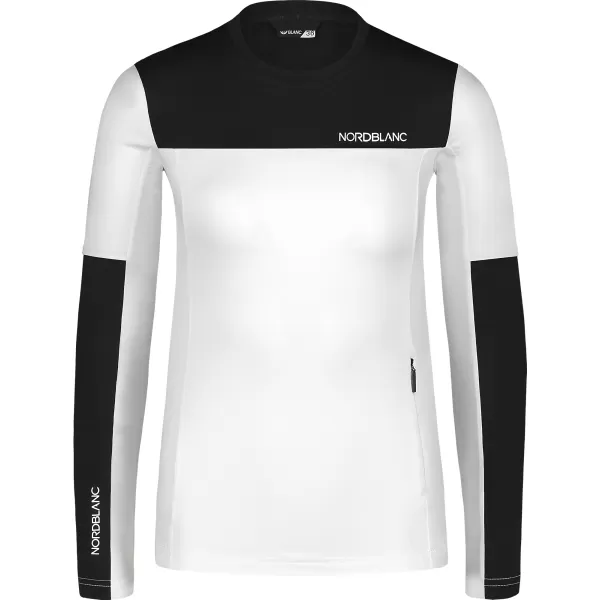  Tricou funcțional de damă NORDBLANC VIVACIOUS NBSFL7648 ALB 