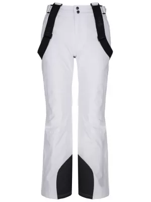 Pantaloni de schi pentru femei KILPI ELARE-W SL0406KI ALB