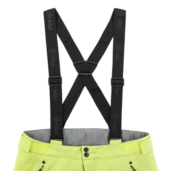  Pantaloni de schi pentru bărbați KILPI METHONE-M SM0405KI VERDE DESCHIS 
