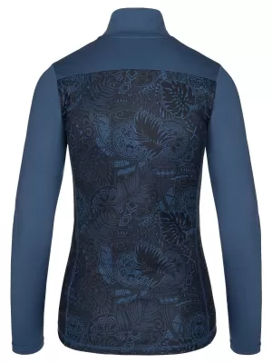 Tricou funcțional de damă cu mâneci lungi KILPI LEEMA-W SL0508KI ALBASTRU ÎNCHIS