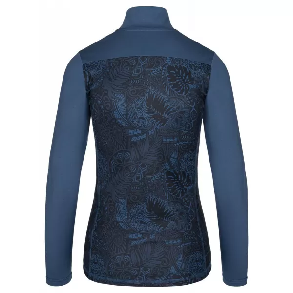  Tricou funcțional de damă cu mâneci lungi KILPI LEEMA-W SL0508KI ALBASTRU ÎNCHIS 