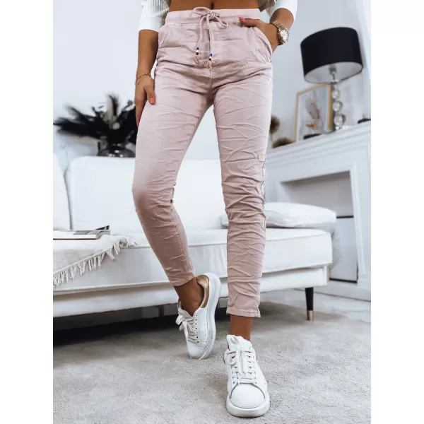  Pantalonii pentru doamne DSTREET UY1337 ROZ 