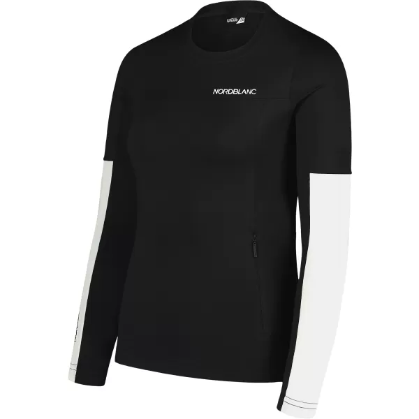  Tricou funcțional de damă NORDBLANC VIVACIOUS NBSFL7648 NEGRU DE CRISTAL 