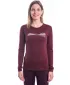 Tricou termic de damă cu mânecă lungă SENSOR MERINO AIR PT HILLS 22200011 PORT RED
