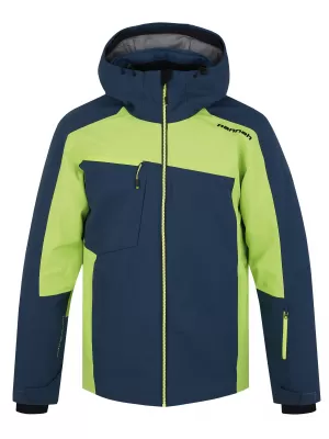 Jachetă pentru bărbați HANNAH KELTON BLEUMARIN LA MIEZUL NOPȚII/VERDE LIME