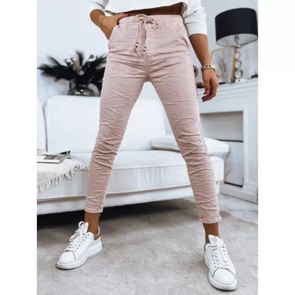  Pantalonii pentru doamne DSTREET UY1337 ROZ 