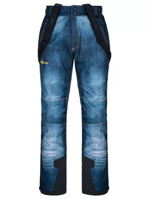 Pantaloni de schi pentru bărbați KILPI DENIMO-M SM0407KI ALBASTRU ÎNCHIS