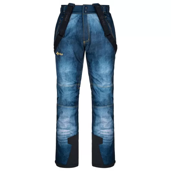  Pantaloni de schi pentru bărbați KILPI DENIMO-M SM0407KI ALBASTRU ÎNCHIS 